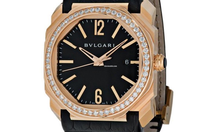 Bulgari Octo 18K Rose Gold Diamond Automatic