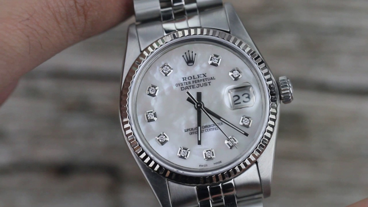 Rolex Oyster Perpetual Datejust White Mother of Pearl