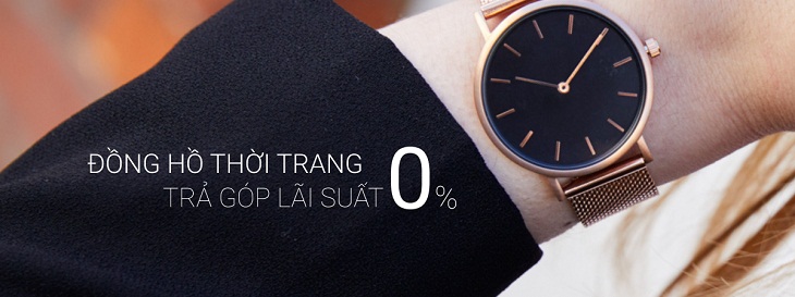 Đồng hồ thời trang trả góp 0%