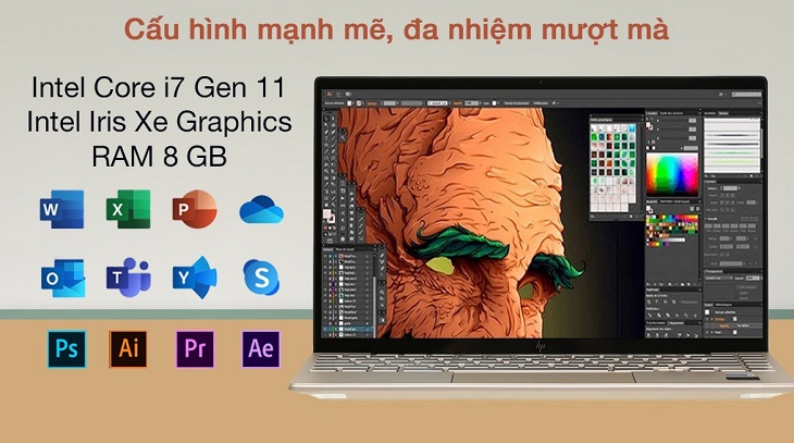 Laptop HP Envy 13 ba1535TU i7 1165G7 (4U6M4PA)