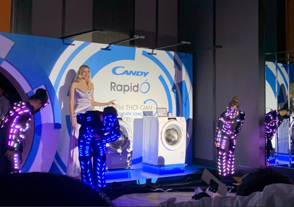 Máy giặt Rapido sở hữu thiết kế nổi bật theo phong cách Italy