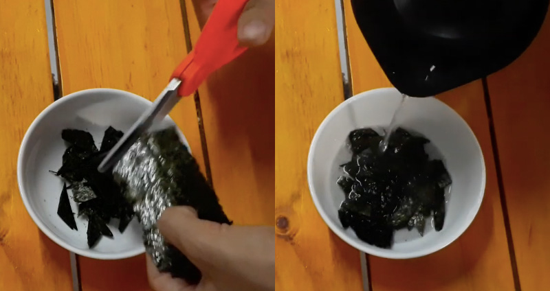 Cách nấu cháo trứng rong biển thơm ngon, bổ dưỡng cho bé