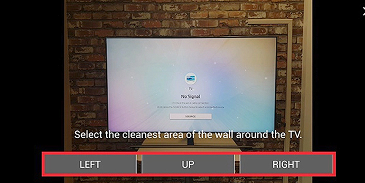 Hướng dẫn cách thiết lập và sử dụng Ambient Mode trên tivi Samsung > 3 vị trí quét