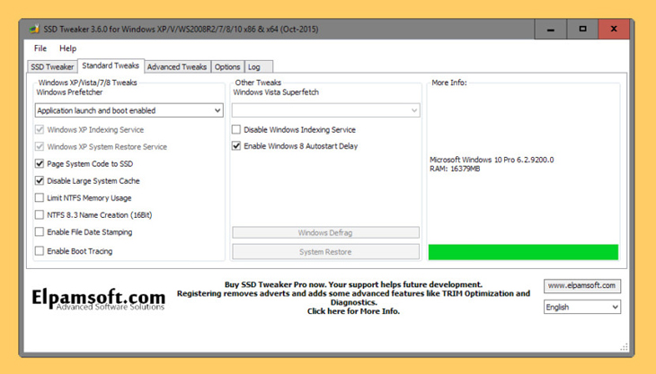 chameleon ssd optimizer