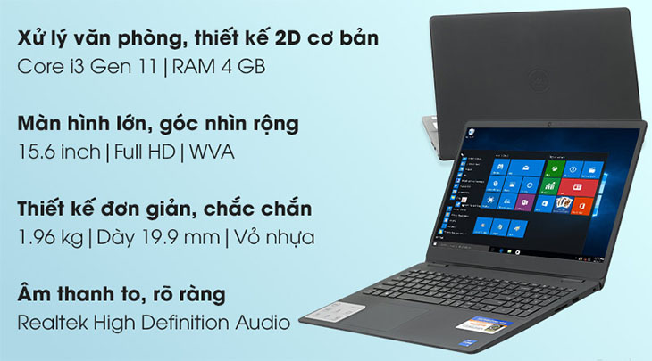 Laptop Dell Inspiron 3501 i3 1115G4 (P90F005N3501C)