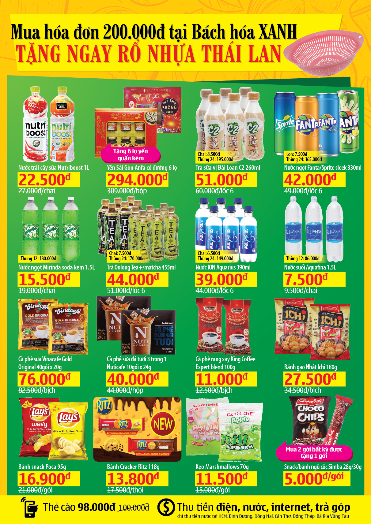 Cửa hàng Bách hoá XANH 406/12 Hà Hoàng Hổ khai trương 12/10/2019