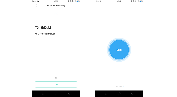 Kết nối bàn chải đánh răng điện xiaomi với mi home