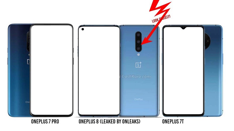Thiết kế của Oneplus 8 so với các người tiền nhiệm