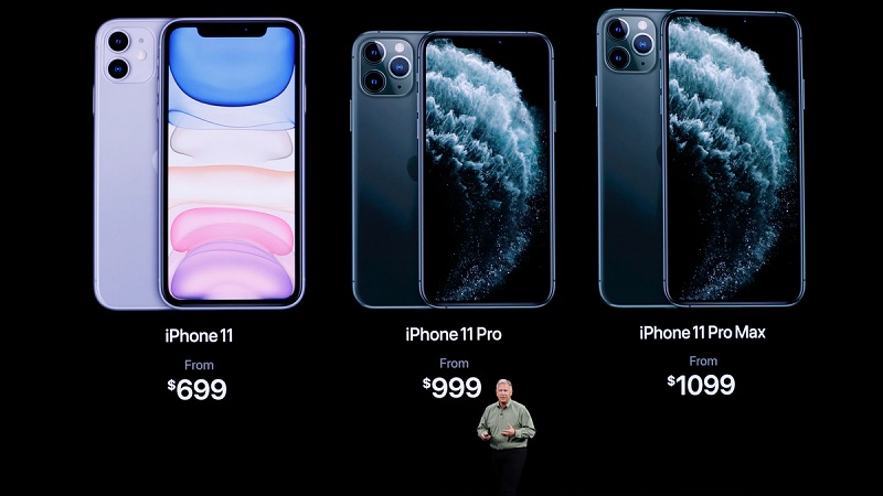 Bộ ba iPhone 11 mà Apple đã ra mắt vào tháng trước