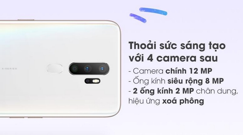 OPPO A5 (2020) 4 camera sau, pin 5.000mAh chuẩn bị lên kệ Thế Giới Di Động, đây là giá bán chính thức