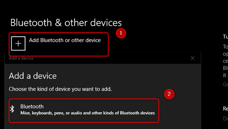 Windows Hello là gì? Cách cài đặt, kích hoạt và sử dụng Windows Hello > Chọn Bluetooth and other device settings