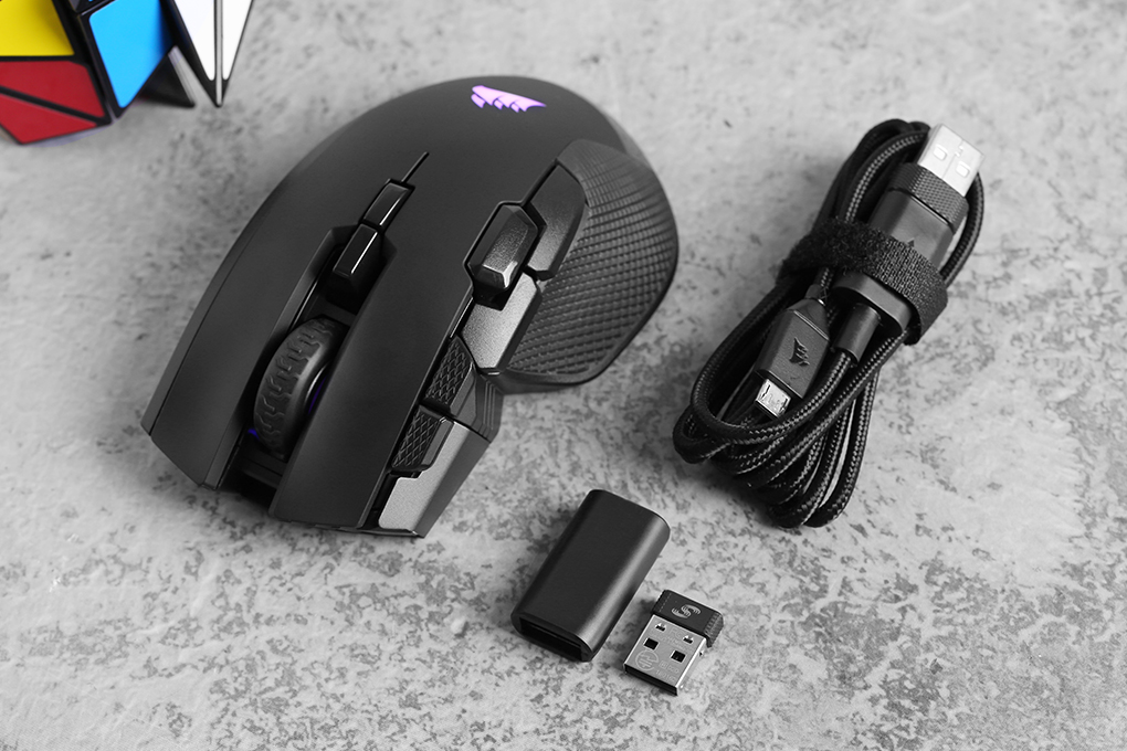 Chuột không dây Gaming Corsair Iron Claw RGB Đen