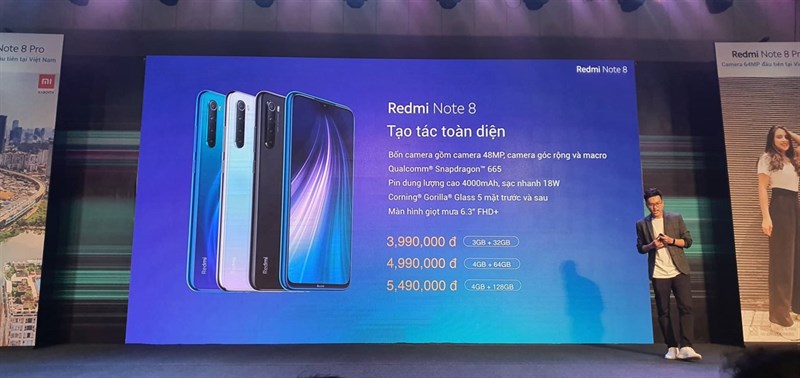 Bộ 3 smartphone “ngon bổ rẻ” Redmi 8, Redmi Note 8 và Redmi Note 8 Pro ra mắt tại Việt Nam
