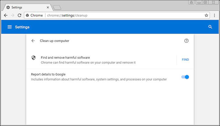 Công cụ dọn dẹp Chrome