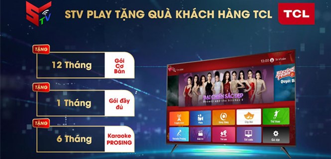 Cách kích hoạt gói khuyến mãi STV trên tivi TCL