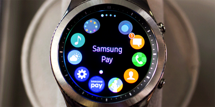 Tizen OS trên smartwatch Samsung là gì? > Tính năng thanh toán điện tử của Tizen OS 