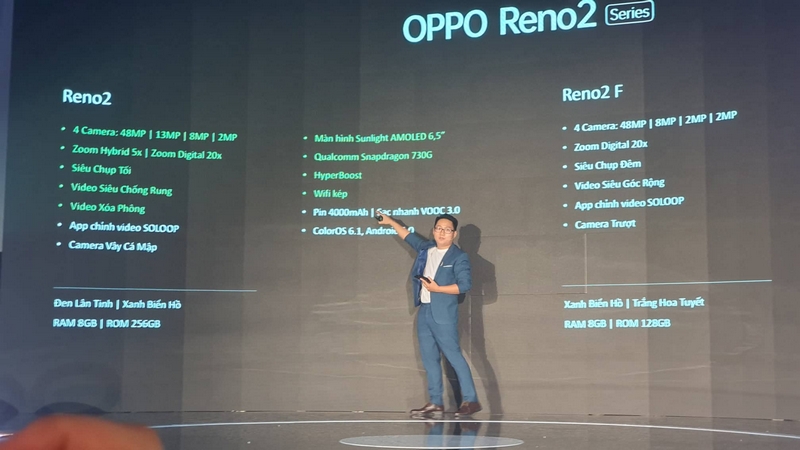 OPPO Reno2 và Reno2 F ra mắt tại Việt Nam: 4 camera, hiệu năng tốt - ảnh 6 OPPO Reno2 và Reno2 F ra mắt tại Việt Nam: 4 camera, hiệu năng tốt - ảnh 6