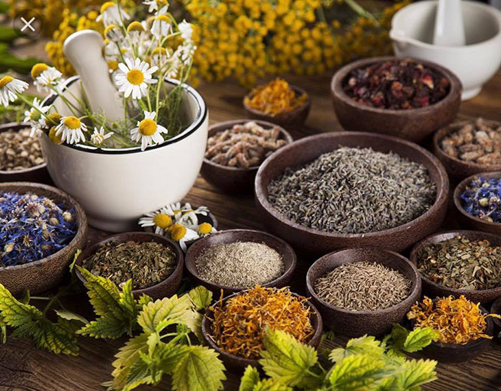 Use herbs and essential oils to steam your face