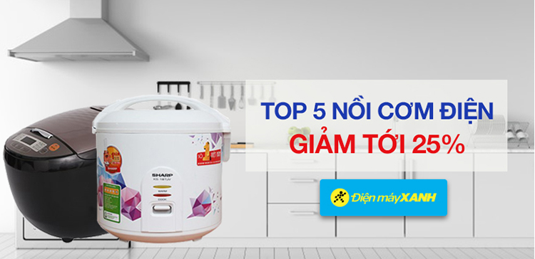 Cơ hội có 1 không 2, top 5 nồi cơm giảm tới 25% mua tặng vợ 20/10