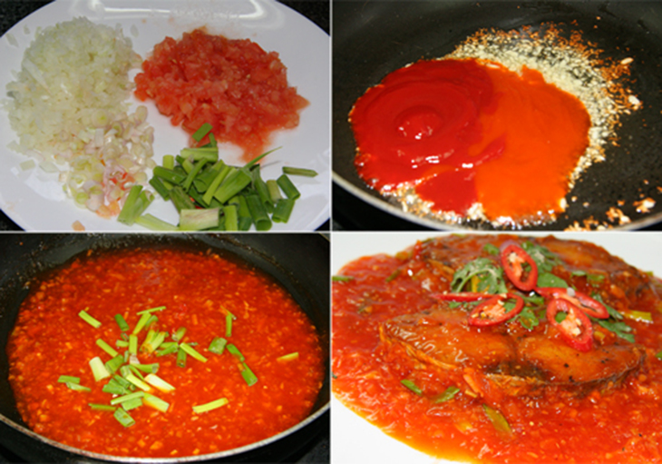 3 cách nấu cá thu sốt cà chua ngon khó cưỡng đơn giản tại nhà