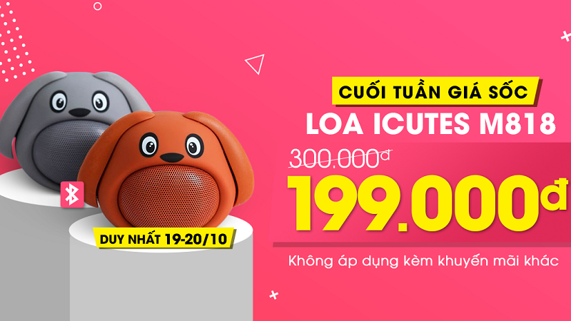 Loa bluetooth iCutes giảm giá Loa bluetooth iCutes giảm giá