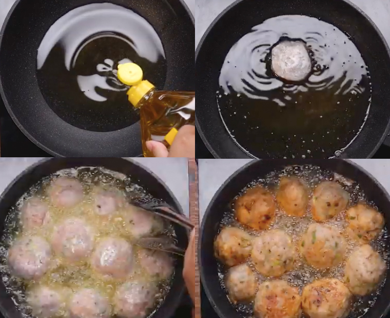 Cách làm chả cá trứng muối và trứng bắc thảo