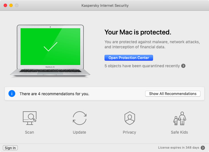 Kaspersky Internet Security for Mac