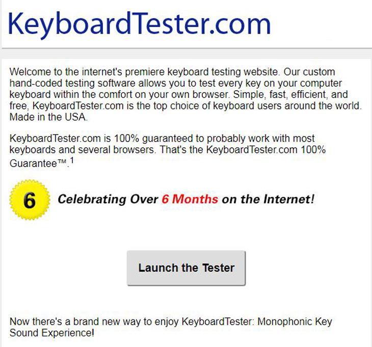 5 software, website to test laptop keyboard quickly and effectively