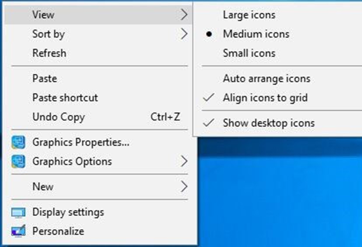 Beauty tips, optimize desktop screen on Windows 10