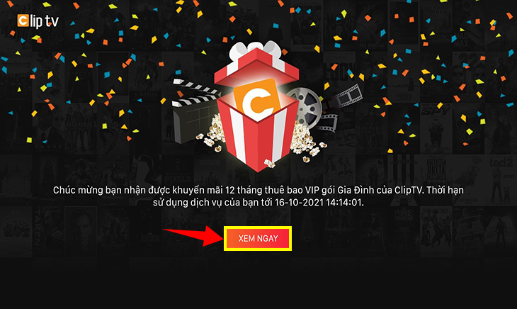 Cách sử dụng ứng dụng ClipTV trên tivi Sony mới nhất > Nhấn XEM NGAY để vào ứng dụng