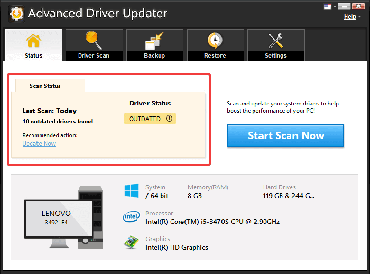 Trong cửa sổ mới hiện lên, chọn vào Search automatically for updated driver software.