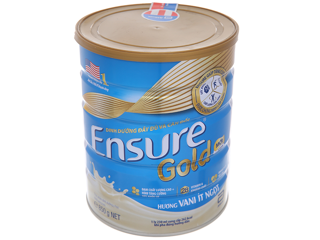 Sữa bột Ensure Gold vani 850g