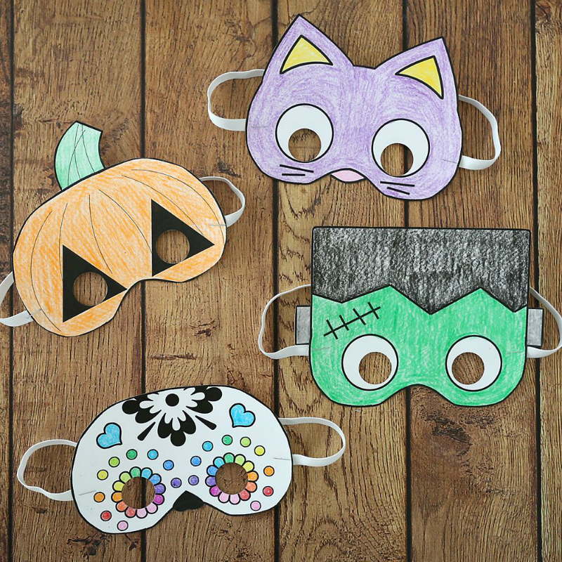 Told you 4 ways to make beautiful but unique Halloween masks