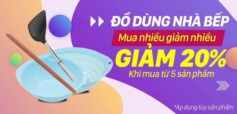 Mua online dụng cụ nhà bếp từ 5 sản phẩm được giảm đến 20% | Tin ...