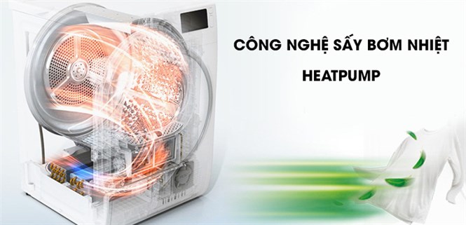 Máy sấy bơm nhiệt Heatpump là gì? Có gì nổi bật?