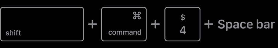 Nhấn Shift + Command + 4 + Space để chụp cửa sổ bất kỳ trên Macbook