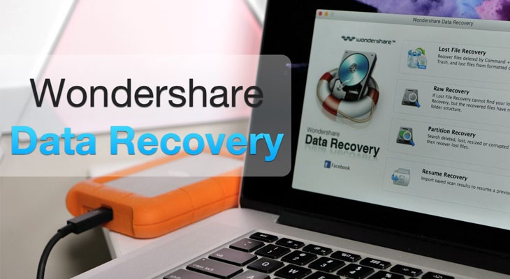 Phần mềm Wondershare Data Recovery.