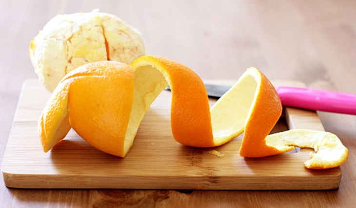 Using orange peel