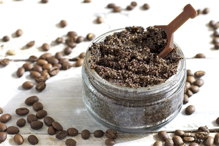 Using coffee grounds