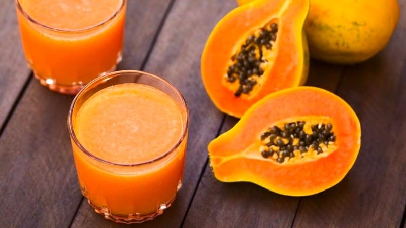 Beautiful skin, slim figure with how to make papaya smoothie