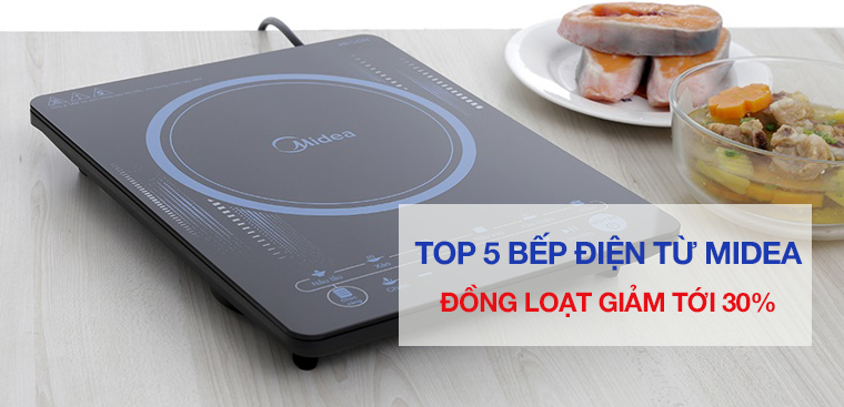 Khuyến mãi bếp điện từ Midea