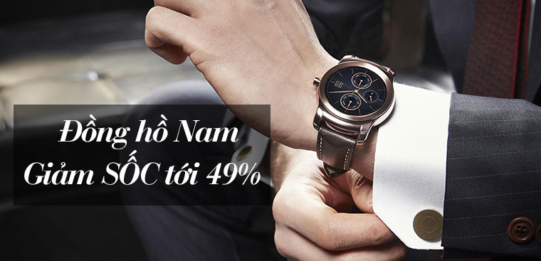 khuyến mãi đồng hồ nam