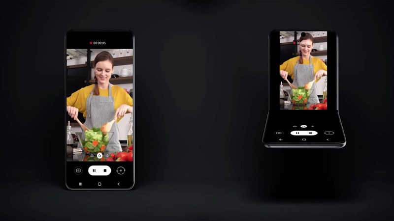 Samsung tung teaser hé lộ smartphone màn hình gập đúng nghĩa kiểu vỏ sò Samsung tung teaser hé lộ smartphone màn hình gập đúng nghĩa kiểu vỏ sò