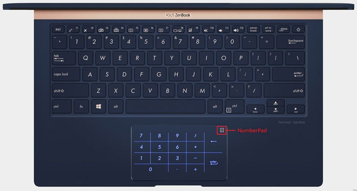 Tìm hiểu bàn phím số NumberPad trên laptop ASUS