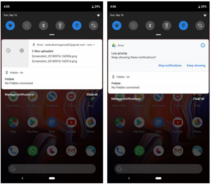 11 thủ thuật tùy chỉnh thông báo cực hữu ích trên điện thoại Android > Tạo shortcut