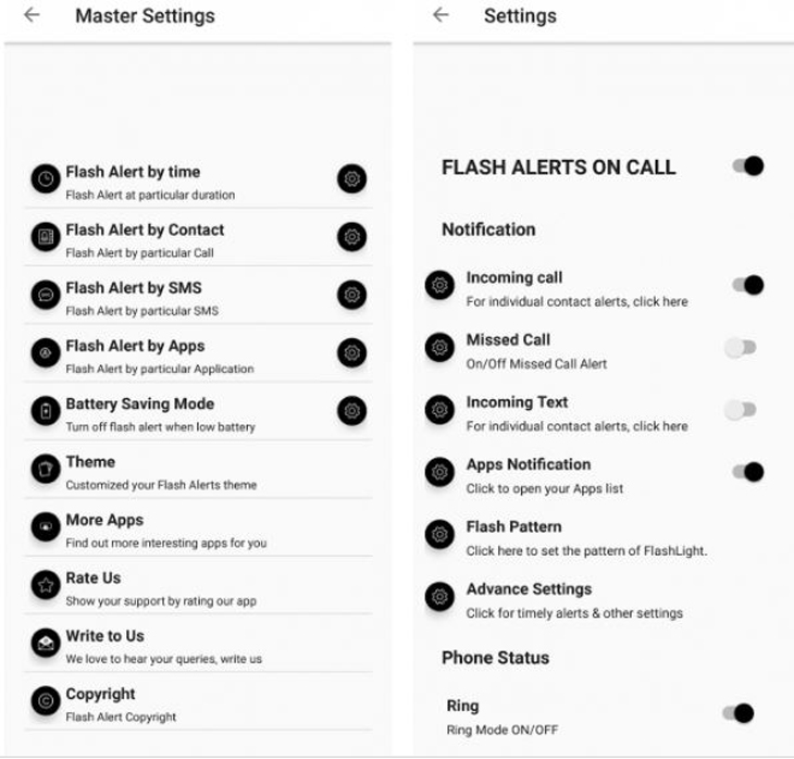 11 thủ thuật tùy chỉnh thông báo cực hữu ích trên điện thoại Android > Flash Alerts