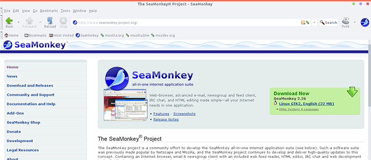  Mozilla SeaMonkey