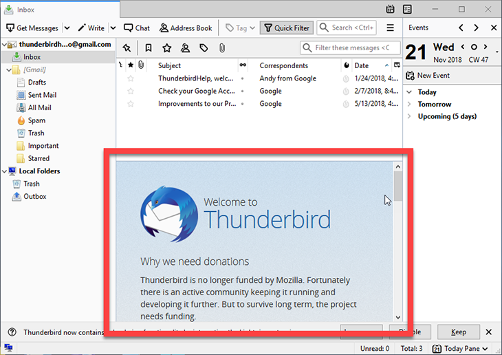  Mozilla Thunderbird