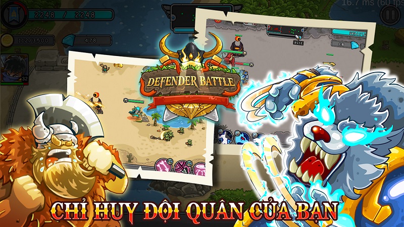 Hình ảnh trong game Defender Battle: Heroes War Hình ảnh trong game Defender Battle: Heroes War