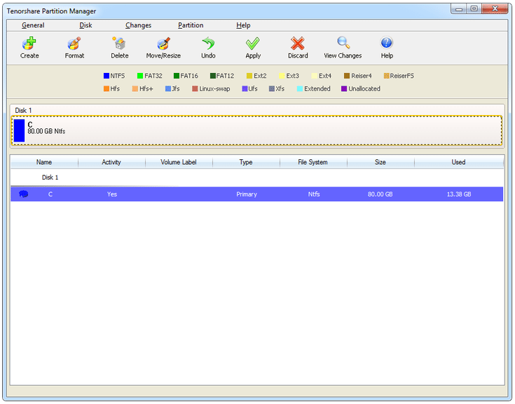 Tenorshare Partition Manager